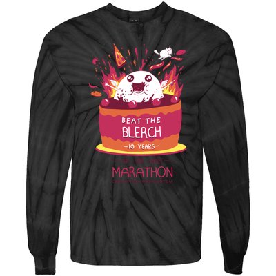 Beat The Blerch 10 Years Marathon Carnation Washington Tie-Dye Long Sleeve Shirt