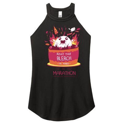 Beat The Blerch 10 Years Marathon Carnation Washington Women's Perfect Tri Rocker Tank