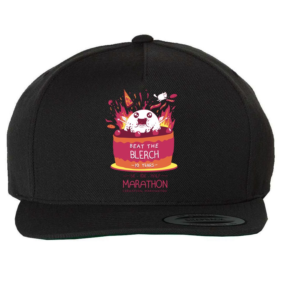 Beat The Blerch 10 Years Marathon Carnation Washington Wool Snapback Cap
