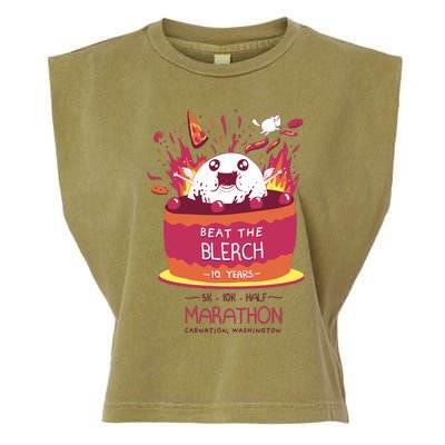 Beat The Blerch 10 Years Marathon Carnation Washington Garment-Dyed Women's Muscle Tee