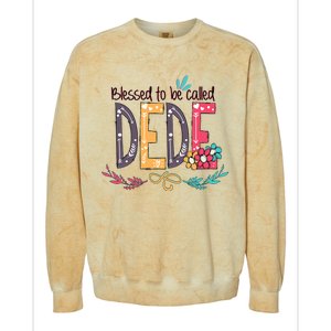 Blessed To Be Called Dede Colorful MotherS Day Gifts Colorblast Crewneck Sweatshirt