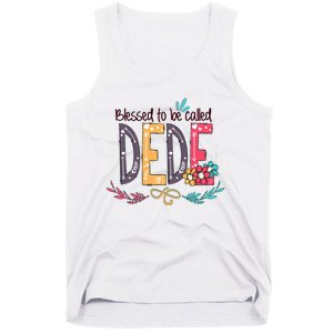 Blessed To Be Called Dede Colorful MotherS Day Gifts Tank Top