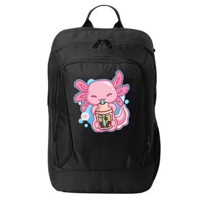 Boba Tea Bubble Tea Milk Tea Anime Axolotl City Backpack