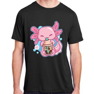 Boba Tea Bubble Tea Milk Tea Anime Axolotl Adult ChromaSoft Performance T-Shirt