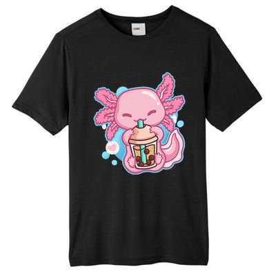 Boba Tea Bubble Tea Milk Tea Anime Axolotl Tall Fusion ChromaSoft Performance T-Shirt