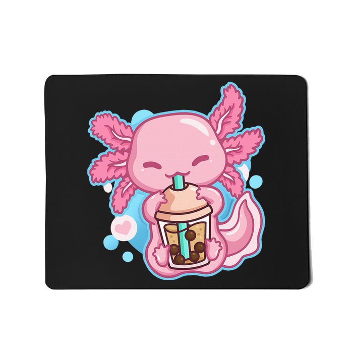 Boba Tea Bubble Tea Milk Tea Anime Axolotl Mousepad