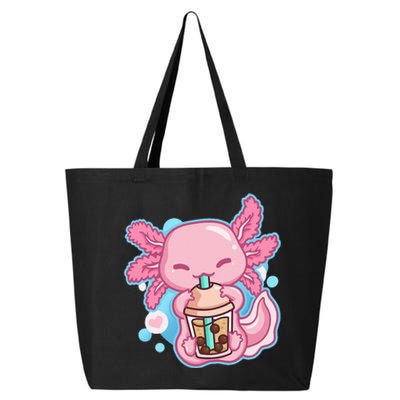 Boba Tea Bubble Tea Milk Tea Anime Axolotl 25L Jumbo Tote