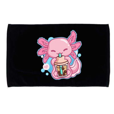 Boba Tea Bubble Tea Milk Tea Anime Axolotl Microfiber Hand Towel