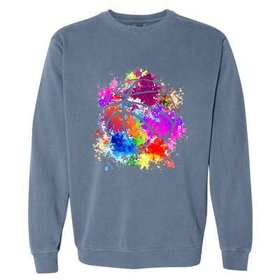 Basketball Teenagers Baller Dunking Garment-Dyed Sweatshirt