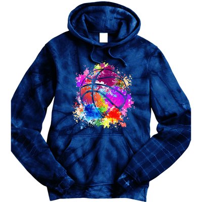 Basketball Teenagers Baller Dunking Tie Dye Hoodie