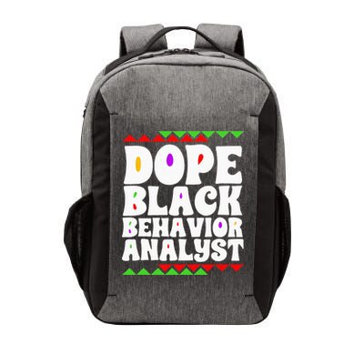 Behavior Technician BCBA ABA Dope Black Behavior Analyst Vector Backpack