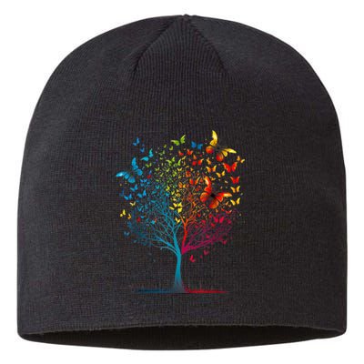 Butterfly Tree Beautiful Women Men Graphic Sustainable Beanie