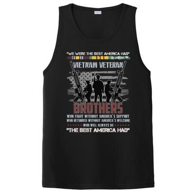 Brothers The Best America Had Vietnam Veteran Gift PosiCharge Competitor Tank