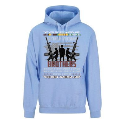 Brothers The Best America Had Vietnam Veteran Gift Unisex Surf Hoodie