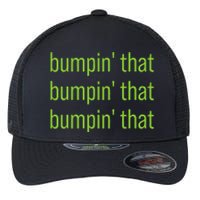 Bumpin That Brat Bratty Green Minimalist Flexfit Unipanel Trucker Cap