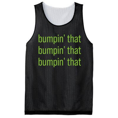 Bumpin That Brat Bratty Green Minimalist Mesh Reversible Basketball Jersey Tank