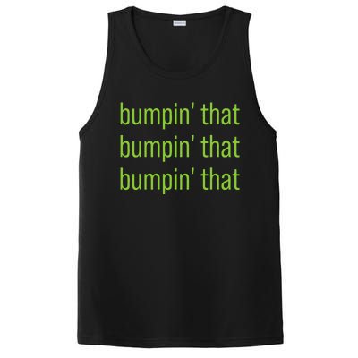 Bumpin That Brat Bratty Green Minimalist PosiCharge Competitor Tank