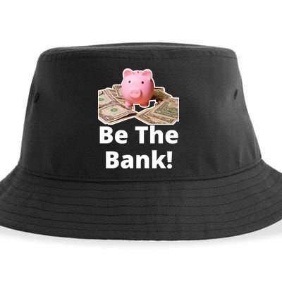 Be The Bank Piggy Bank Boost Success Wealth & Motivation Sustainable Bucket Hat