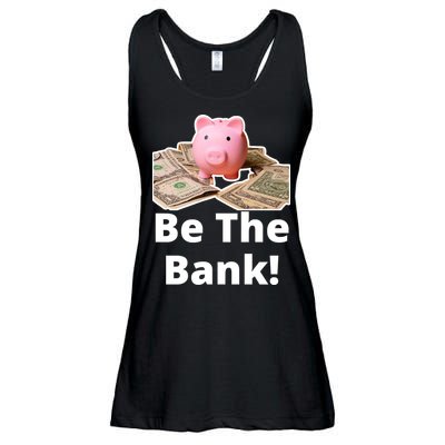 Be The Bank Piggy Bank Boost Success Wealth & Motivation Ladies Essential Flowy Tank