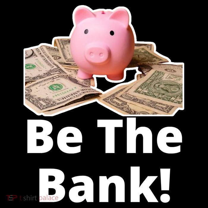 Be The Bank Piggy Bank Boost Success Wealth & Motivation Cooling Performance Long Sleeve Crew