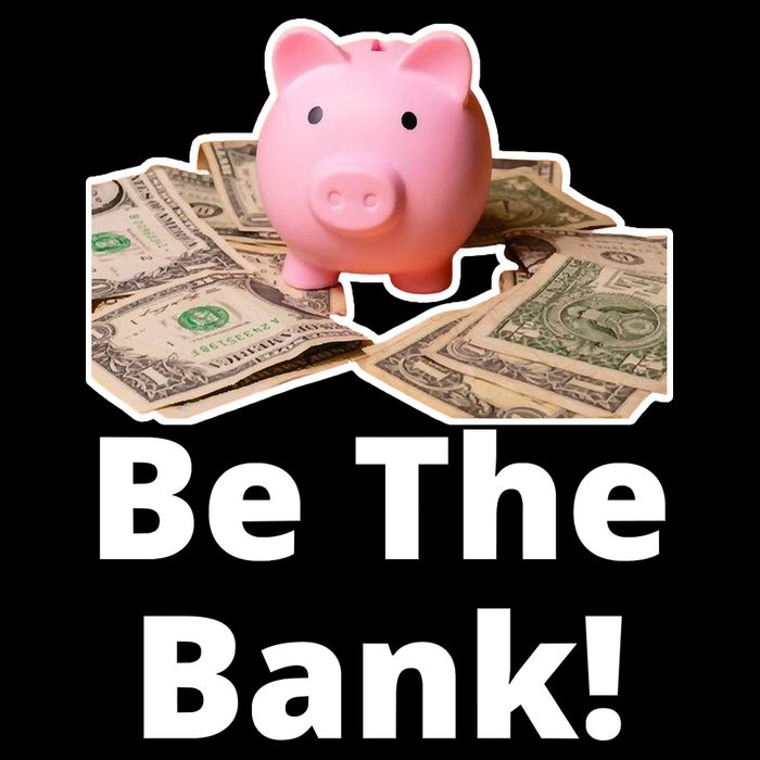 Be The Bank Piggy Bank Boost Success Wealth & Motivation Short Acrylic Beanie