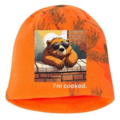 Beno The Bear IM Cooked Funny Cute Kati - Camo Knit Beanie