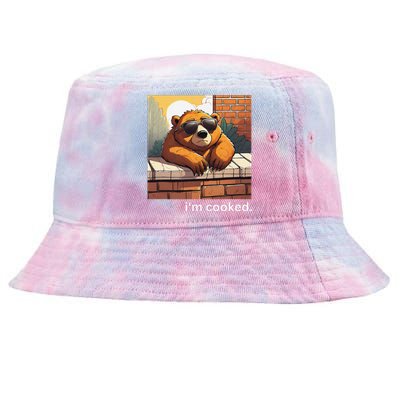 Beno The Bear IM Cooked Funny Cute Tie-Dyed Bucket Hat