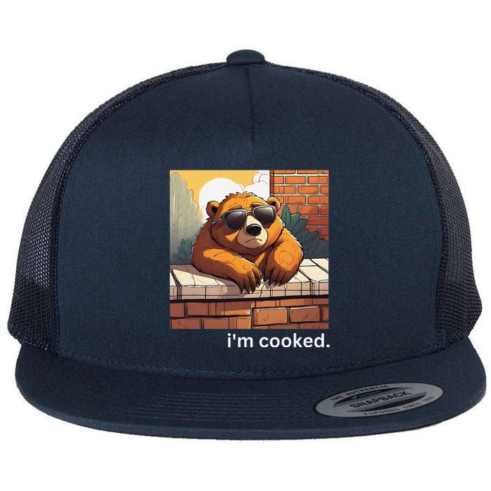 Beno The Bear IM Cooked Funny Cute Flat Bill Trucker Hat