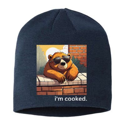 Beno The Bear IM Cooked Funny Cute Sustainable Beanie