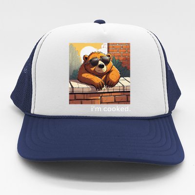 Beno The Bear IM Cooked Funny Cute Trucker Hat