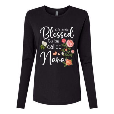 Blessed To Be Called Nana Gifts For MotherS Day Women MotherS Day Womens Cotton Relaxed Long Sleeve T-Shirt