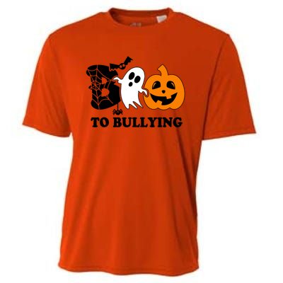 Boo To Bullying Orange Anti Bullying Unity Day Halloween Cooling Performance Crew T-Shirt