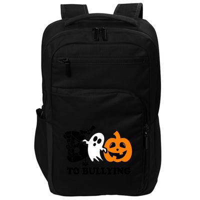 Boo To Bullying Orange Anti Bullying Unity Day Halloween Impact Tech Backpack