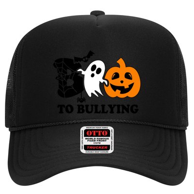 Boo To Bullying Orange Anti Bullying Unity Day Halloween Trucker Hat