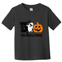 Boo To Bullying Orange Anti Bullying Unity Day Halloween Toddler T-Shirt