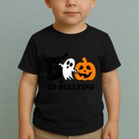 Boo To Bullying Orange Anti Bullying Unity Day Halloween Toddler T-Shirt