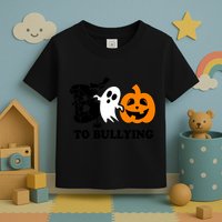 Boo To Bullying Orange Anti Bullying Unity Day Halloween Toddler T-Shirt