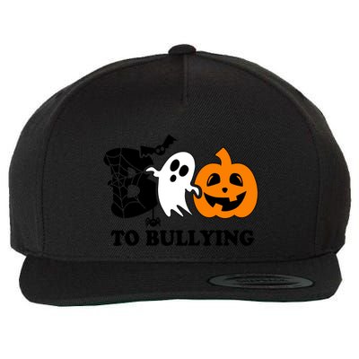 Boo To Bullying Orange Anti Bullying Unity Day Halloween Wool Snapback Cap