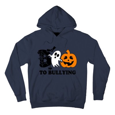 Boo To Bullying Orange Anti Bullying Unity Day Halloween Hoodie