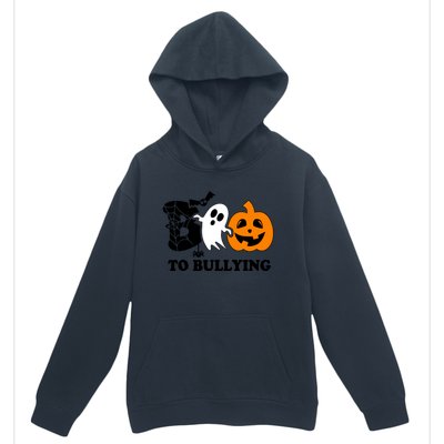 Boo To Bullying Orange Anti Bullying Unity Day Halloween Urban Pullover Hoodie