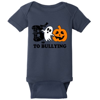 Boo To Bullying Orange Anti Bullying Unity Day Halloween Baby Bodysuit