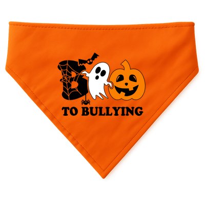 Boo To Bullying Orange Anti Bullying Unity Day Halloween USA-Made Doggie Bandana