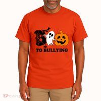 Boo To Bullying Orange Anti Bullying Unity Day Halloween Tall T-Shirt
