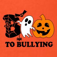 Boo To Bullying Orange Anti Bullying Unity Day Halloween Button