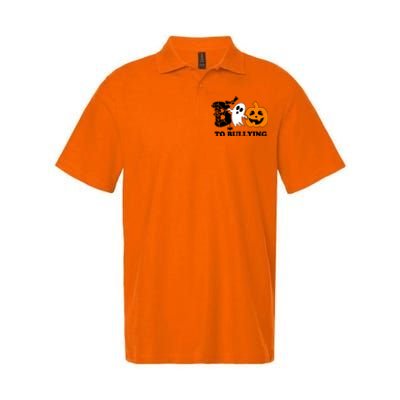 Boo To Bullying Orange Anti Bullying Unity Day Halloween Softstyle Adult Sport Polo