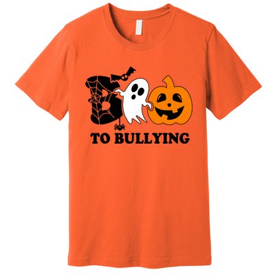 Boo To Bullying Orange Anti Bullying Unity Day Halloween Premium T-Shirt