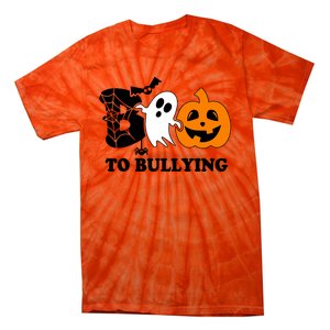 Boo To Bullying Orange Anti Bullying Unity Day Halloween Tie-Dye T-Shirt