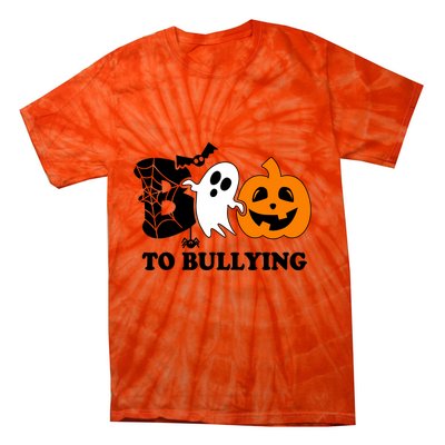Boo To Bullying Orange Anti Bullying Unity Day Halloween Tie-Dye T-Shirt