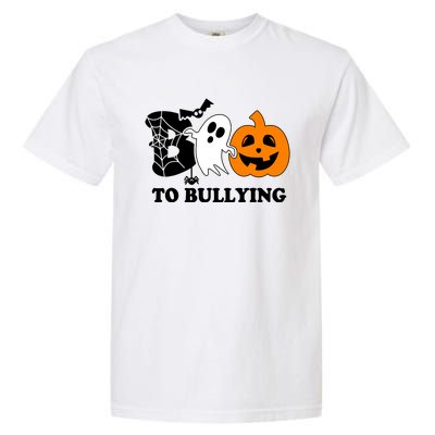 Boo To Bullying Orange Anti Bullying Unity Day Halloween Garment-Dyed Heavyweight T-Shirt