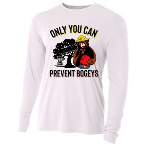 Bogey The Bear Only You Can Prevent Bogeys Disc Golf Cooling Performance Long Sleeve Crew